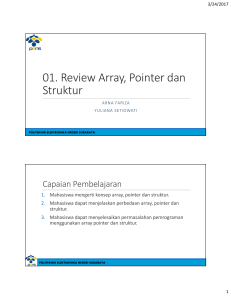 01. Review Array, Pointer dan Struktur - Index of