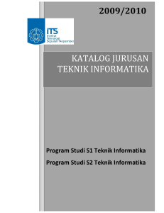 2009/2010 katalog jurusan teknik informatika