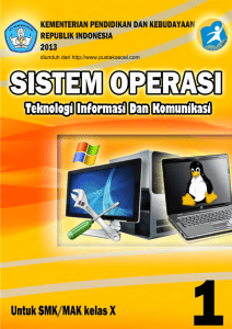 Sistem Operasi Teknologi Informasi Dan Komunikasi 1