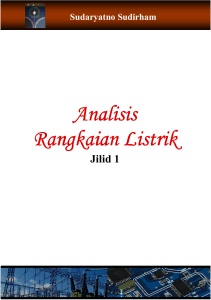 Analisis Rangkaian Listrik Rangkaian Listrik