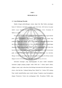 16 BAB 1 PENDAHULUAN 1.1 Latar Belakang Masalah Sejalan