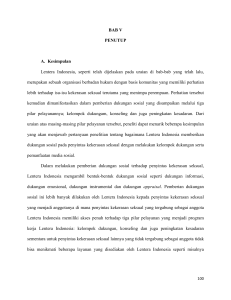 BAB V PENUTUP A. Kesimpulan Lentera Indonesia