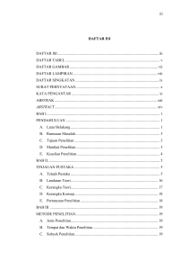 iii DAFTAR ISI DAFTAR ISI