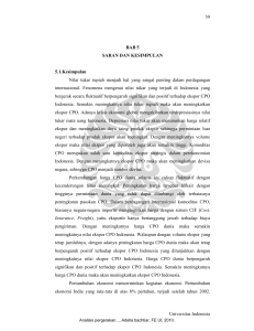 Universitas Indonesia 59 BAB 5 SARAN DAN KESIMPULAN 5.1