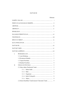 DAFTAR ISI Halaman SAMPUL DALAM