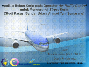 Air Traffic Control Bandara Ahmad Yani - Digilib ITS