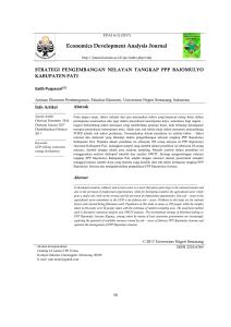 Economics Development Analysis Journal