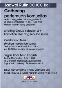 Gathering pertemuan Komunitas