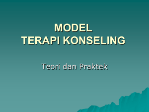 model terapi konseling