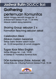 Gathering pertemuan Komunitas