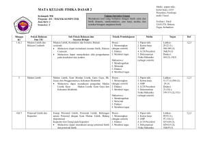 matriks satuan acara perkuliahan