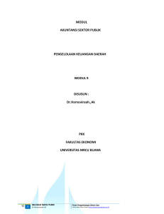 MODUL AKUNTANSI SEKTOR PUBLIK PENGELOLAAN