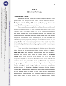 Model Distribusi Pertumbuhan Ekonomi