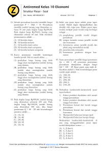 Antiremed Kelas 10 Ekonomi