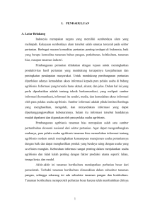 1 I. PENDAHULUAN A. Latar Belakang Indonesia