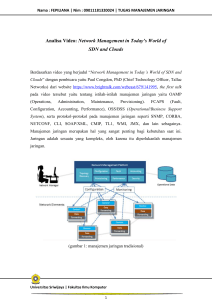 Network Management in Today`s World of SDN and Clouds