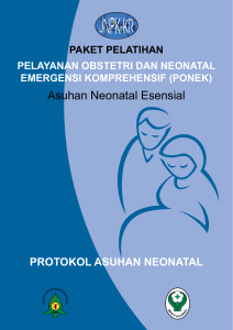 Asuhan Neonatal Esensial