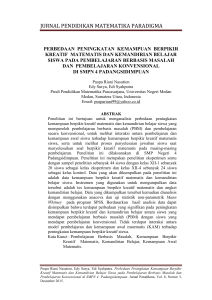 jurnal pendidikan matematika paradigma