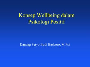 Konsep Wellbeing dalam Psikologi Positif