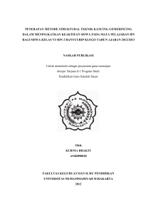 2 penerapan metode struktural teknik kancing gemerincing dalam