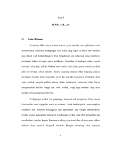 1 BAB I PENDAHULUAN 1.1 Latar Belakang Perubahan iklim dasar