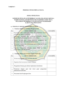 pedoman pengumpulan data judul penelitian