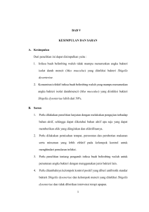 KESIMPULAN DAN SARAN A. Kesimpulan Dari