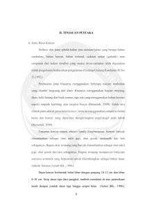 6 6 II. TINJAUAN PUSTAKA A. Jamu Beras Kencur Definisi dari