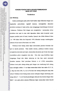 Produksi dan Perubahan Fisiologi Rambutan Binjai