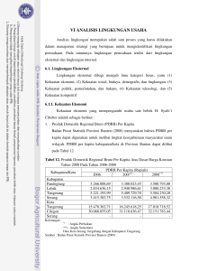 vi analisis lingkungan usaha