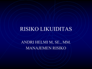 xi. risiko likuiditas