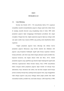 BAB I PENDAHULUAN 1.1. Latar Belakang Kreitner dan