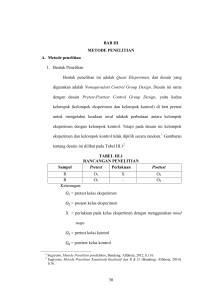 30 BAB III METODE PENELITIAN A. Metode penelitian 1. Bentuk