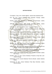 DAFTAR PUSTAKA Cunningham, F.Gary. 2012. Obstetri Williams