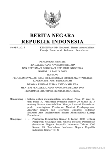 BERITA NEGARA REPUBLIK INDONESIA