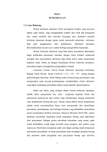 1 BAB 1 PENDAHULUAN 1.1 Latar Belakang Sistem