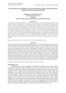 BAB I - E-Journal STIESIA Surabaya