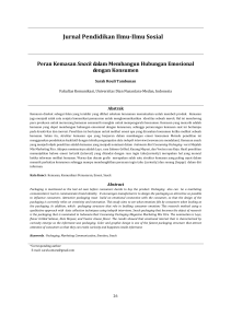 Jurnal Pendidikan Ilmu-Ilmu Sosial