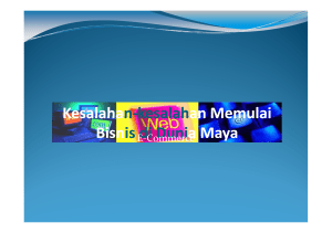 Bab 11 Kesalahan Memulai ECom [Compatibility Mode]