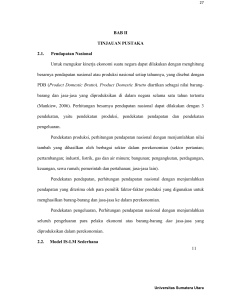 analisis interaksi fiskal dan moneter terhadap produk domestik bruto