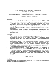 peraturan pemerintah republik indonesia nomor 12 tahun 1988