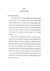 keadaan dimana kekuatan tawar menawar berada ditangan