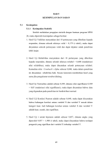 69 BAB 5 KESIMPULAN DAN SARAN 5.1