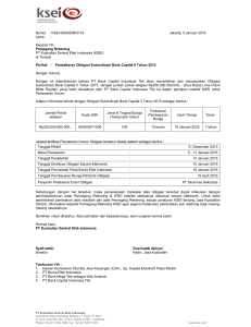 Nomor : KSEI-0059/DIR/0116 Jakarta, 5 Januari 2016 Lamp