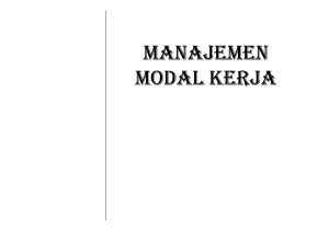 5 MANAJEMEN MODAL KERJA.