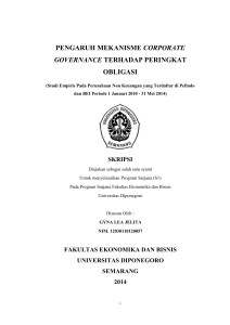 pengaruh mekanisme corporate governance