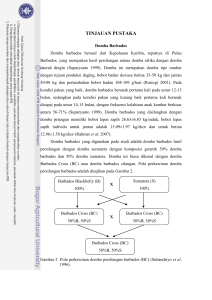 Pertambahan bobot badan, status fisiologis