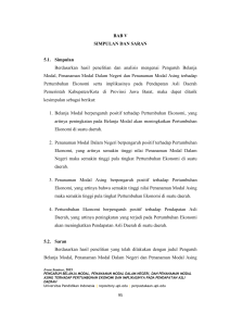 BAB V SIMPULAN DAN SARAN 5.1. Simpulan