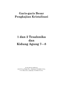 1 dan 2 Tesalonika dan Kidung Agung 7—8