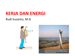 kerja dan energi - Di Sini Rudi Susanto